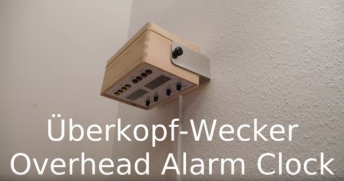 Overhead Alarm Clock 1:00